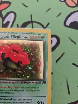 Dark Vileplume Pokemon WOTC Team Rocket 13 1st Edition Holofoil Lightly Played - Image 4