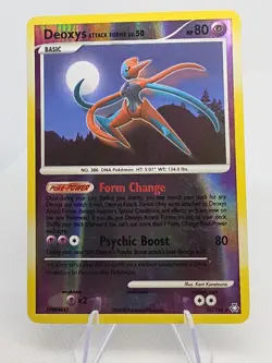 Pokemon TCG - Deoxys Attack Forme Lv. 50 24/146 Reverse Holo 2008 - Image 1
