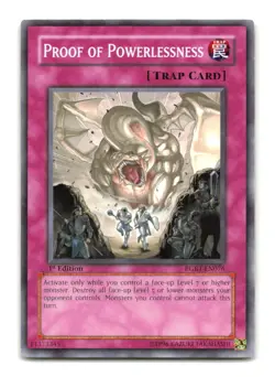 Proof of Powerlessness - RGBT-EN076 1st Edition - YuGiOh-LP - Image 1