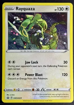 Rayquaza #SWSH029 SWSH: Sword & Shield Promo Cards Pokemon Card TCG - Image 1