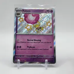 Rabsca - 163/091 - Baby Shiny - Paldean Fates - Pokemon Card - NM/M - Image 1