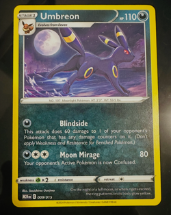 Umbreon 009/015 McDonald's 2024 Regular, mint condition pokemon card HP 110 - Image 1