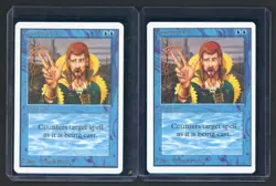 Lot of (2) 1994 MTG Magic The Gathering UNLIMITED Edition Counterspell - Image 1