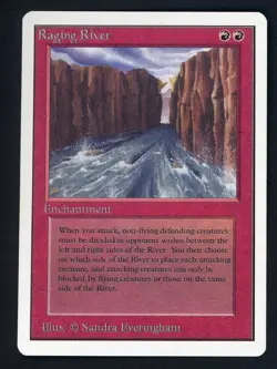 1994 MTG Magic The Gathering UNLIMITED Edition Raging River - Image 1