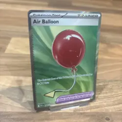 Pokemon TCG Air Balloon 166/132 Mega Evolution Full Art Ultra Rare Near Mint - Image 2
