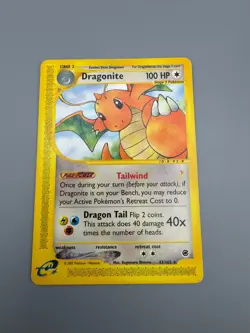 Vintage Dragonite Expedition 43/165 Rare e-Reader Pokemon Card - Image 4
