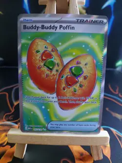 Pokemon Mega Evolution Buddy-Buddy Poffin 167/132 Full Art Trainer - Image 1