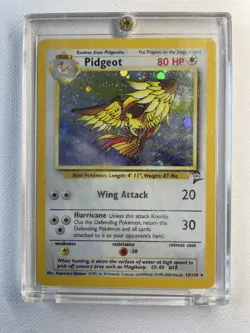 Pidgeot Holo Rare 14/130 2000 Base Set 2 Pokemon Card - Image 3