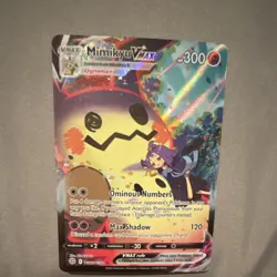 Pokemon Mimikyu VMAX Ultra Rare Full Art Holo TG17/30 Brilliant Stars 300 HP - Image 1