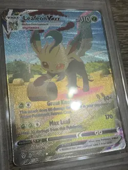 PSA 10 Gem Mint Leafeon VMAX #205/203 Evolving Skies Secret Rare Alt Art Pokemon - Image 2
