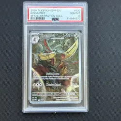 2024 POKEMON SVP EN-SV BLACK STAR PROMO #130 KINGAMBIT PSA 10 - Image 1