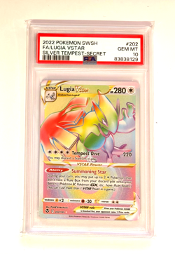 Lugia VSTAR 202 Pokemon Silver Tempest 2022 PSA 10 - Image 1