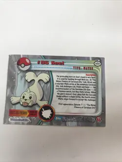 Pokemon Topps Trading Card #86 Seel Great Condition - Image 2