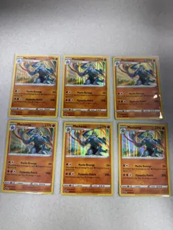 MACHAMP 026/073 2020 Pokemon Champion's Path Holo Rare TCG x6 - Lot of 6 Cards - Image 1