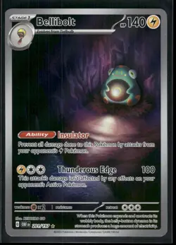 Bellibolt - 201/197 - Pokemon Obsidian Flames Illustration Rare Card NM - Image 1