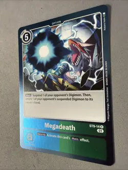 Digimon TCG * Mega Death ST9-14 FOIL Rare * Ancient Dragon * NM Card - Image 2