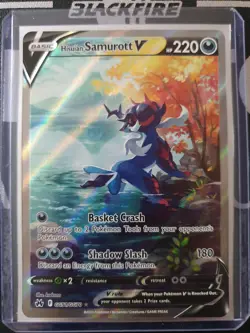 Pokemon Karte Hisuian Samurott V Alternative Art - GG51/GG70 - Crown Zenith ENG - Image 1
