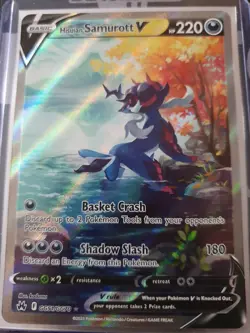 Pokemon Karte Hisuian Samurott V Alternative Art - GG51/GG70 - Crown Zenith ENG - Image 3