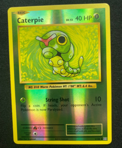 Pokemon TCG Caterpie Evolutions 3/108 Reverse Holo LP - Image 1
