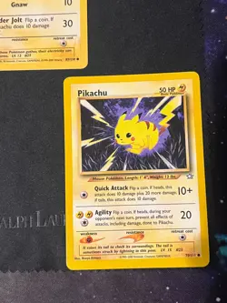 Pokemon Vintage Pikachu lot Jungle, Base set 2, Neo Genesis - Image 3