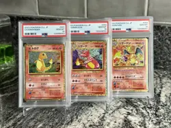Charmander Charmeleon Charizard Set CLL Classic Pokemon Japanese PSA 10 - Image 1