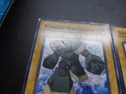Yugioh - Elemental Hero Clayman TLM-EN003 Common 1st Edition Playset x3 - Image 2