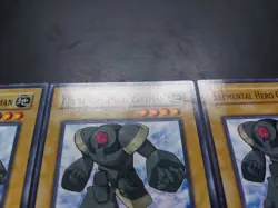 Yugioh - Elemental Hero Clayman TLM-EN003 Common 1st Edition Playset x3 - Image 3