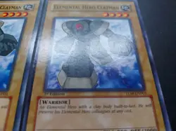 Yugioh - Elemental Hero Clayman TLM-EN003 Common 1st Edition Playset x3 - Image 5