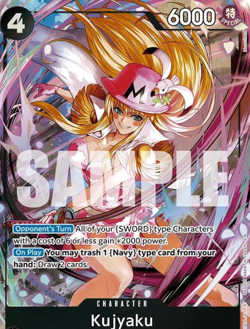 One Piece CCG Heroines - Kujyaku - EB03-041 R* - Alt Art Foil NM - English - Image 1