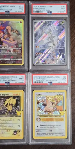 Pokemon- PSA 9 (6) Card Lot Lance's Charizard V, Torkoal, Umbreon ex, N's Reshir - Image 3