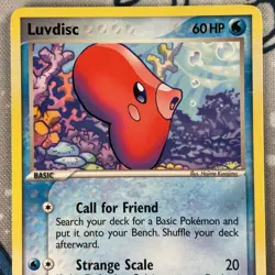 Luvdisc 53/106 EX Emerald Pokemon Card 2005 NM/LP - Image 2
