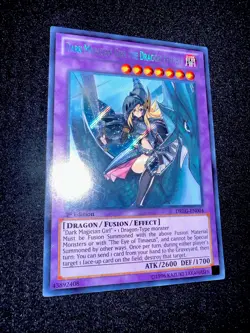 YUGIOH • DARK MAGICIAN GIRL THE DRAGON KNIGHT • SECRET RARE • DRLG-EN004 • NM - Image 5