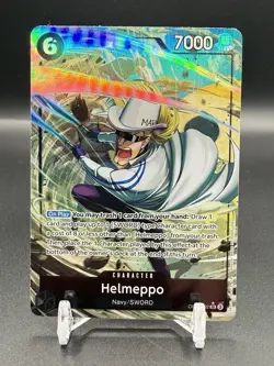 One Piece TCG English OP11-092 Helmeppo Alt Art Parallel - NM - Image 1