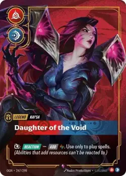 ~ Kai'Sa Daughter of the Void ~ Foil ~ Riftbound: Origins - Image 1