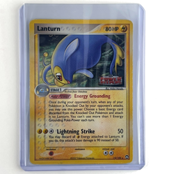 Lanturn 15/108 EX Power Keepers Reverse Holo Stamped Rare Pokemon Card 2007 MP - Image 3