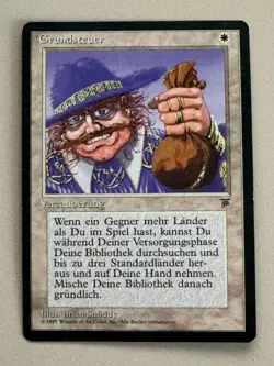 Grundsteuer - Land Tax MTG - Renaissance deutsch ©1995 NM Uncommon - Image 1