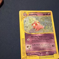 2003 Pokemon Aquapolis Slowking H22/H32 Holo Rare E-Reader WOTC MP SWIRLY🌀🌀🌀 - Image 3