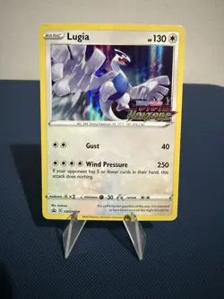 Pokemon TCG: Lugia SWSH069 Vivid Voltage Prerelease Black Star Promo - Image 1