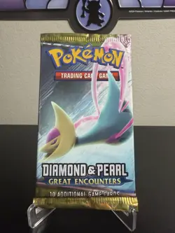 Pokemon TCG Diamond & Pearl Great Encounters Sealed Booster Pack (Cresselia) - Image 2