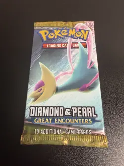 Pokemon TCG Diamond & Pearl Great Encounters Sealed Booster Pack (Cresselia) - Image 3