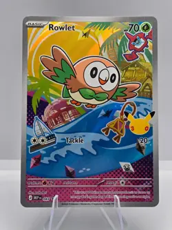 Rowlet - 043 043 Holo Promo ME: Mega Evolution Promo Pokemon NM - Image 1