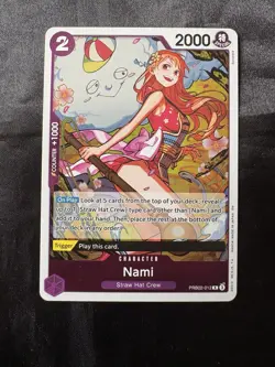 One Piece Nami PRB02-012 Premium Booster Vol. 2 Special Trigger Character Card - Image 1