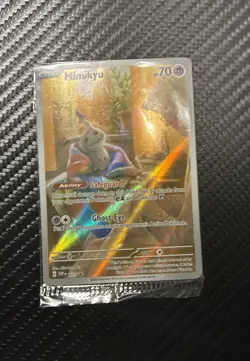 Mimikyu - 075 (Pokemon Center Exclusive) Scarlet & Violet Promo Card SEALED - Image 1