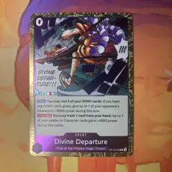 Divine Departure OP13-076 (R) Carrying on His Will English One Piece Card - Image 1