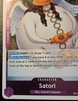 Satori OP15-066 Foil Rare Adventure On Kami's Island One Piece Card Game - Image 4