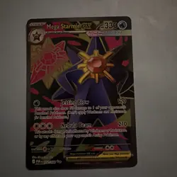 MEGA Starmie EX Perfect Order Pokemon Card Full Art ENGLISH - Image 1