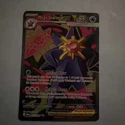 MEGA Starmie EX Perfect Order Pokemon Card Full Art ENGLISH - Image 2