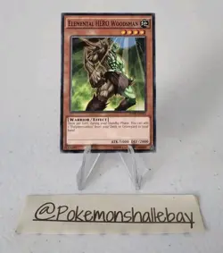 Elemental HERO Woodsman SDHS-EN003 *NM* Unlimited Edition Common Card - Image 1