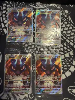 Lucario VSTAR SWSH291 SWSH: Sword & Shield Promo Cards Holo SEALED Lot Of 4 - Image 1