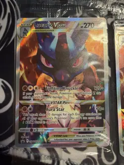 Lucario VSTAR SWSH291 SWSH: Sword & Shield Promo Cards Holo SEALED Lot Of 4 - Image 5